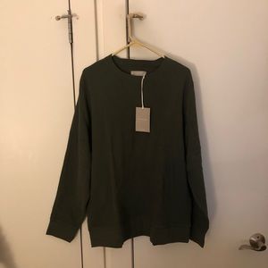 NWT Everlane The Waffle long sleeve crew